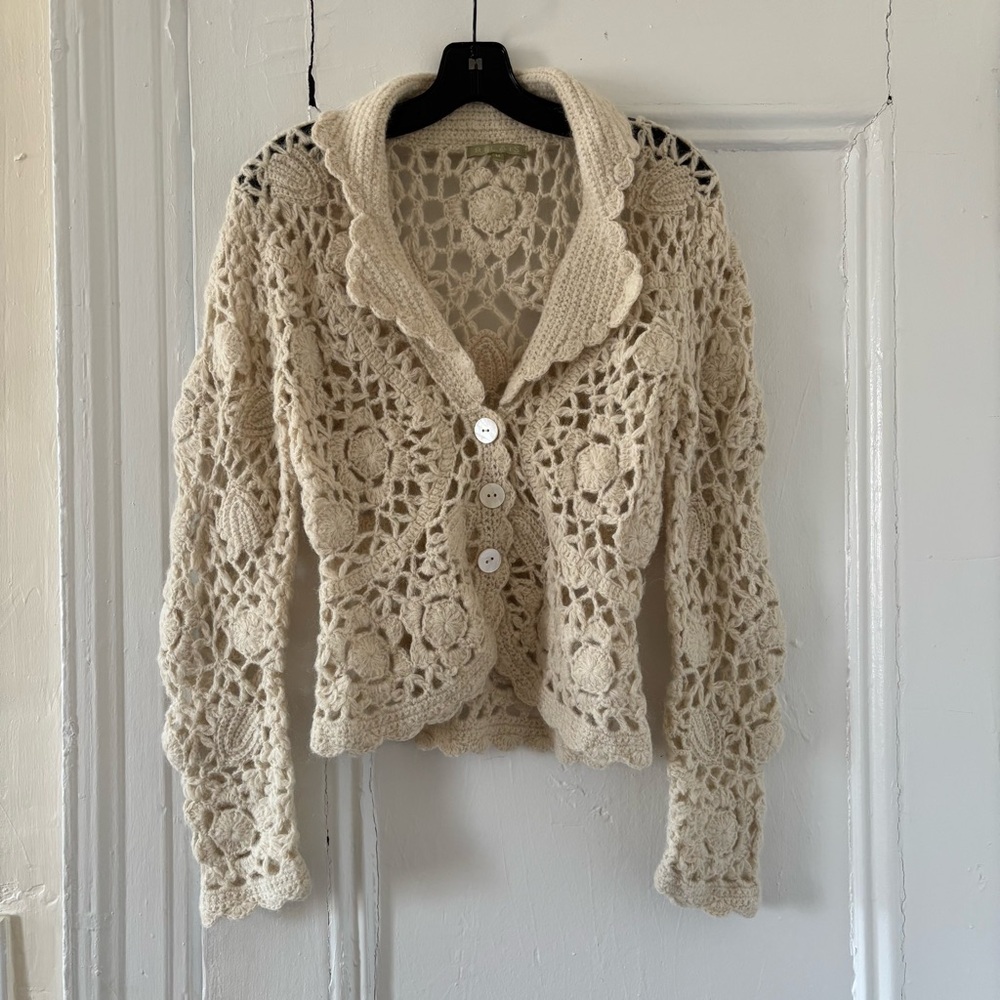 Vintage Crochet Cardigan